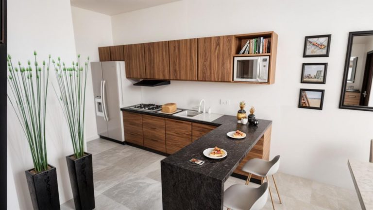 Modelo Encino Barra desayunadora