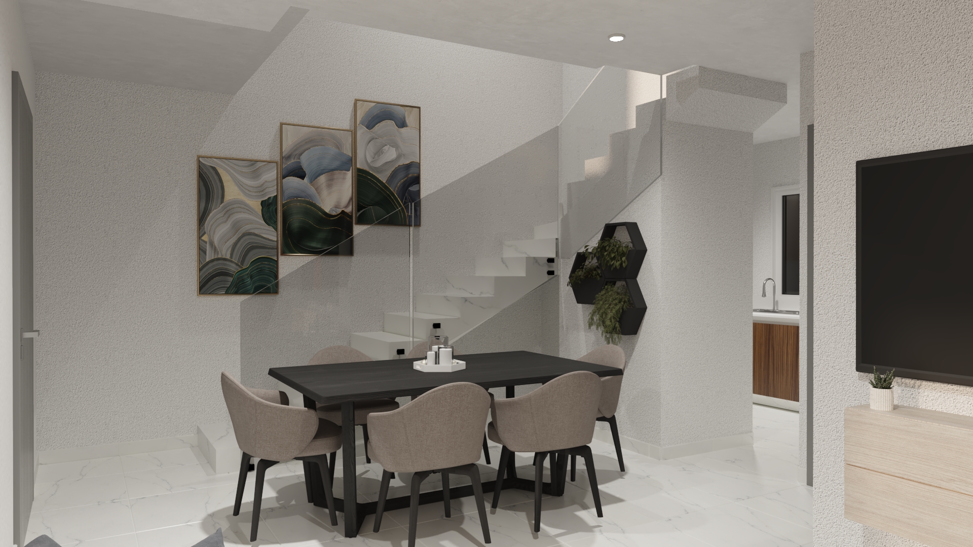 SALA COMEDOR VISTA 2 NOGAL